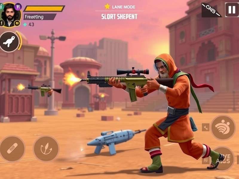 Saffron Sharpshooter Gameplay Screenshot